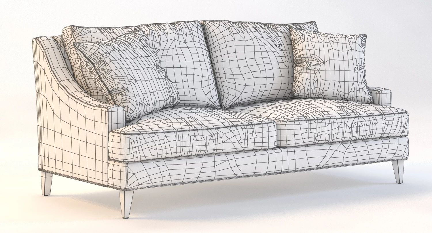 Detail Emerson Sofa 3D model_8
