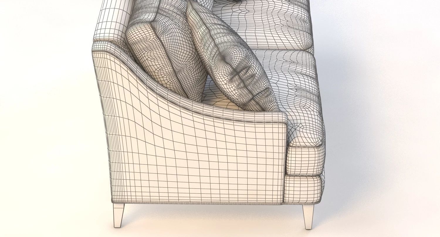 Detail Emerson Sofa 3D model_11
