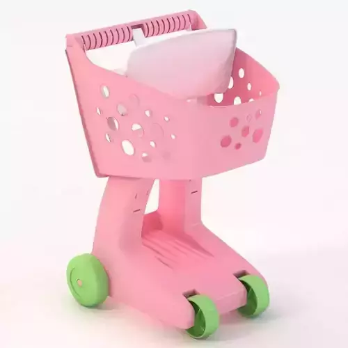 Detail Lil Shopper Cart Pink