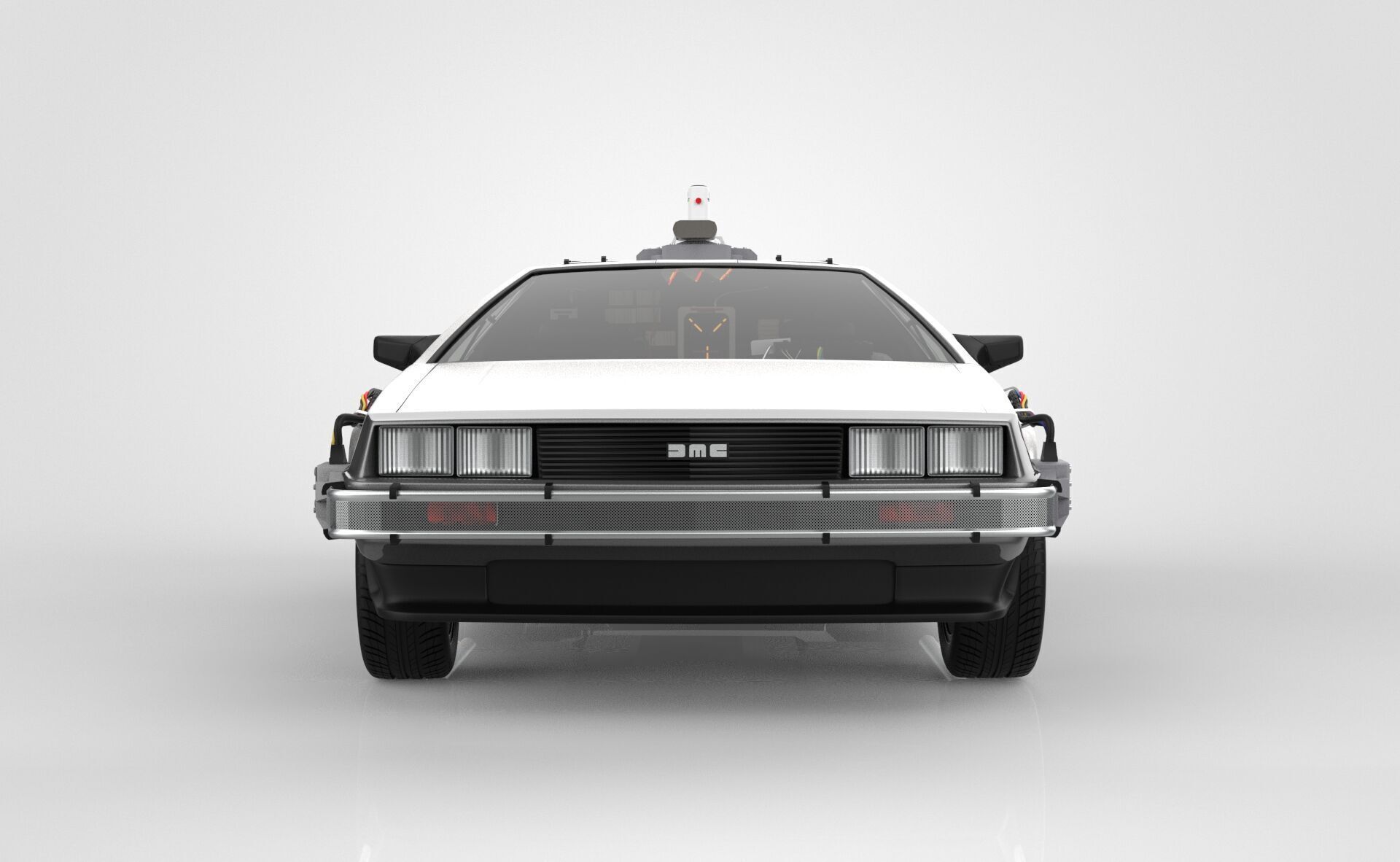 Delorean Time Machine Episode 2 3D model_12