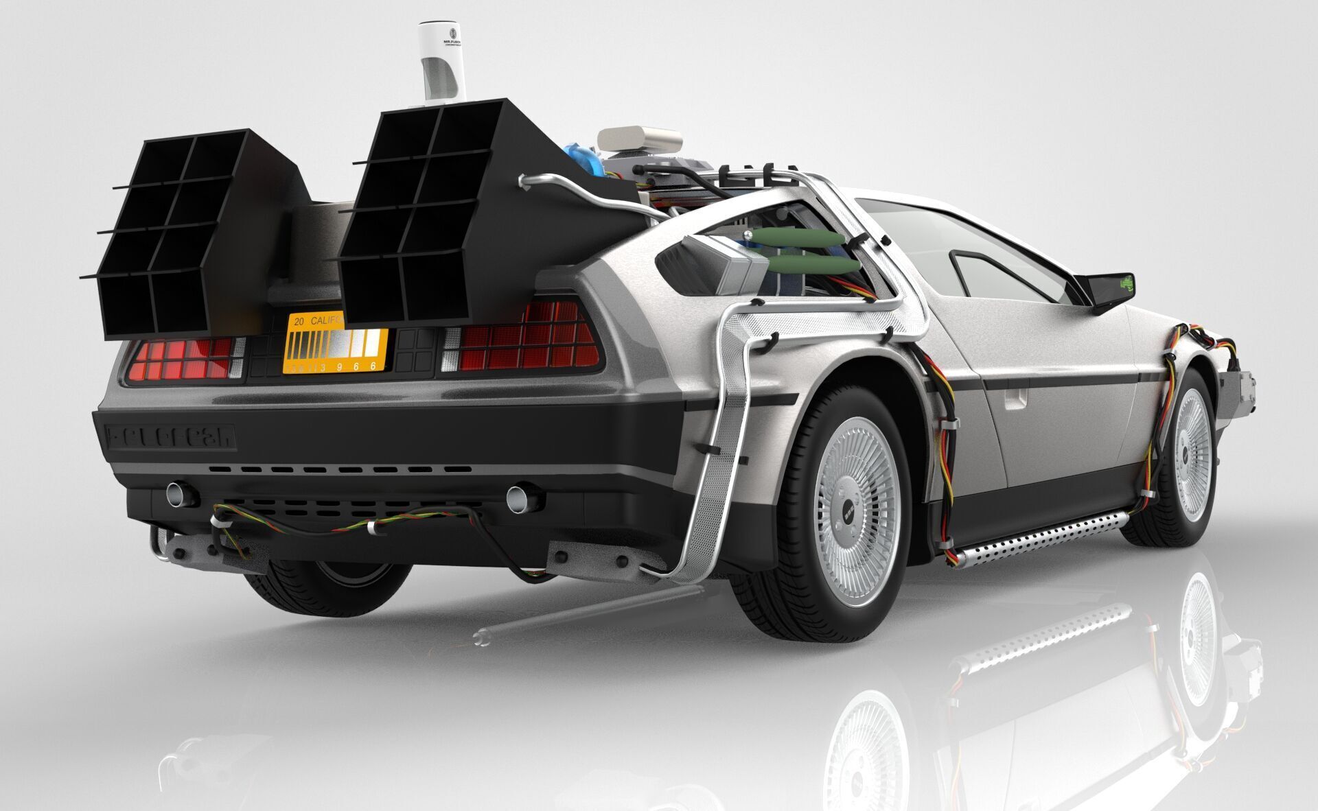 Delorean Time Machine Episode 2 3D model_8