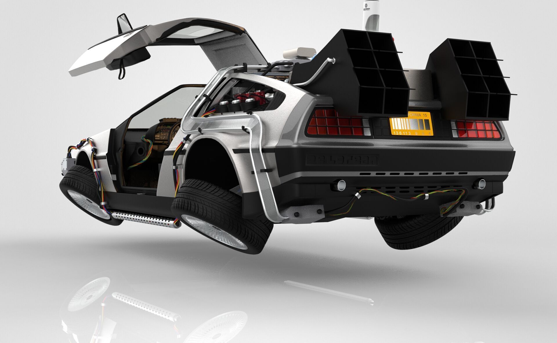 Delorean Time Machine Episode 2 3D model_1
