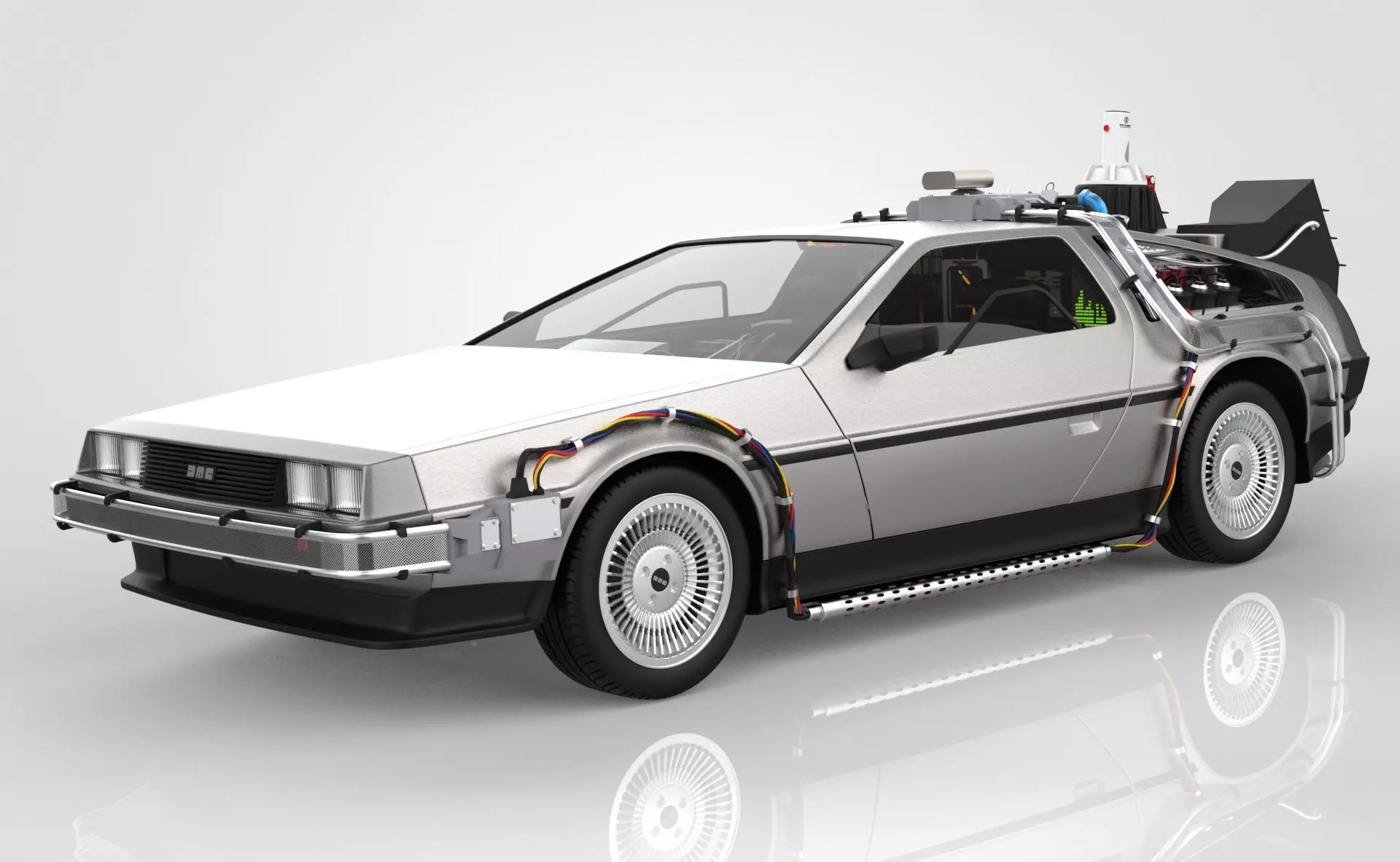 Delorean Time Machine Episode 2 3D model_0