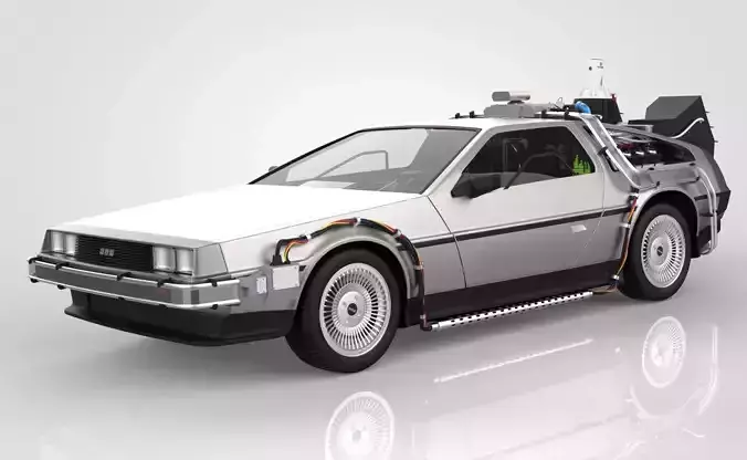 Delorean Time Machine Episode 2 3D model