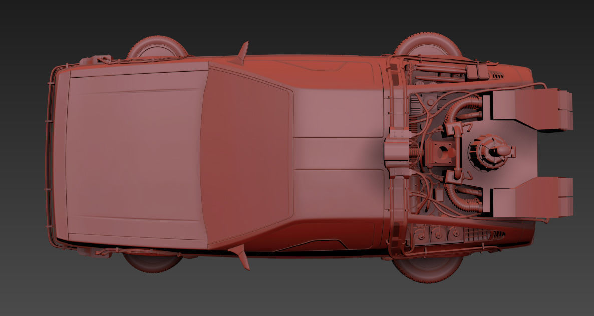 Delorean Time Machine Episode 2 3D model_15