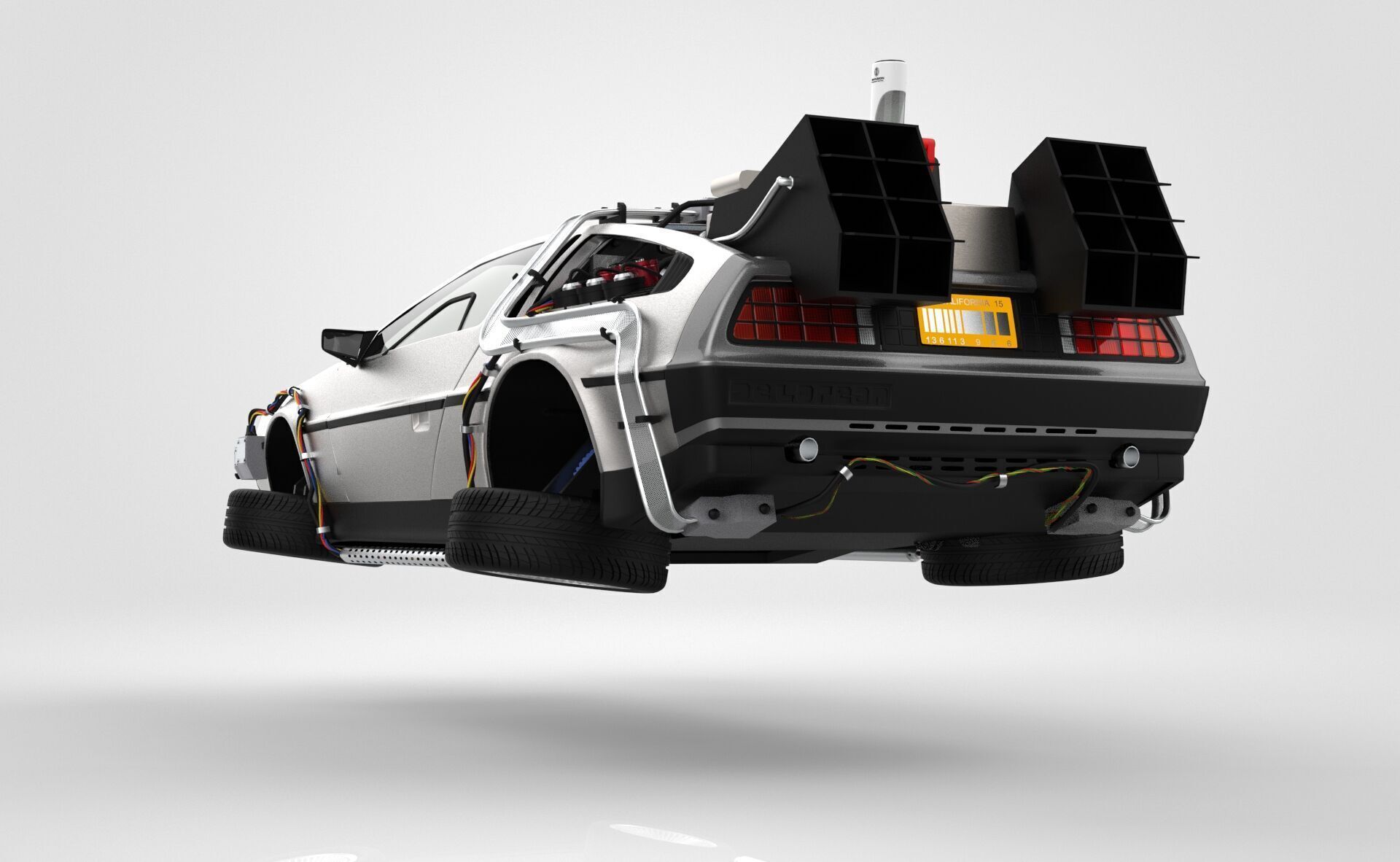 Delorean Time Machine Episode 2 3D model_4