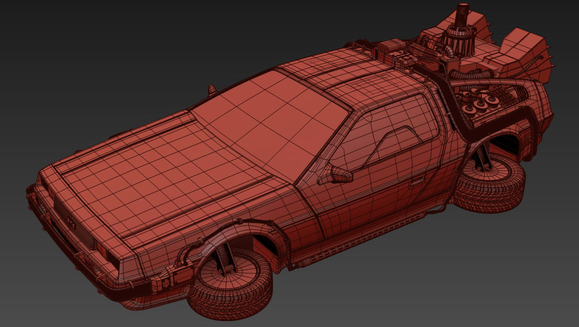 Delorean Time Machine Episode 2 3D model_14