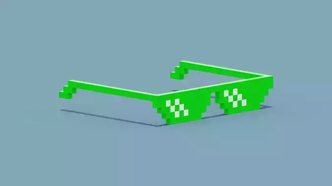 Voxel Green Sunglasses