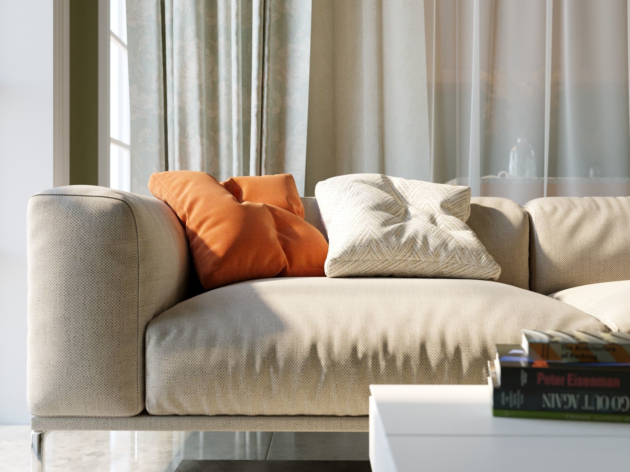 Lovely Kitchen and Dining Area 3D model_4