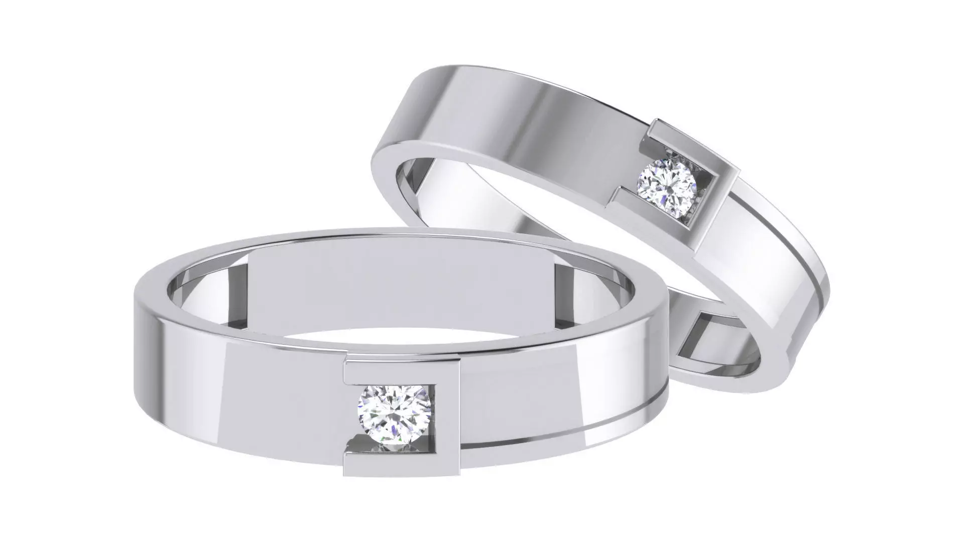 Band ring - 90 3D print model