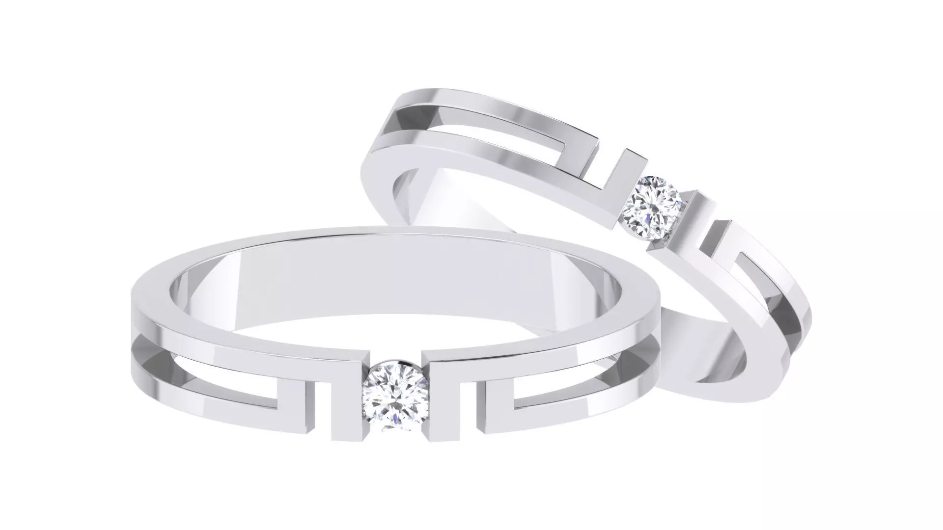 Band ring - 73 3D print model