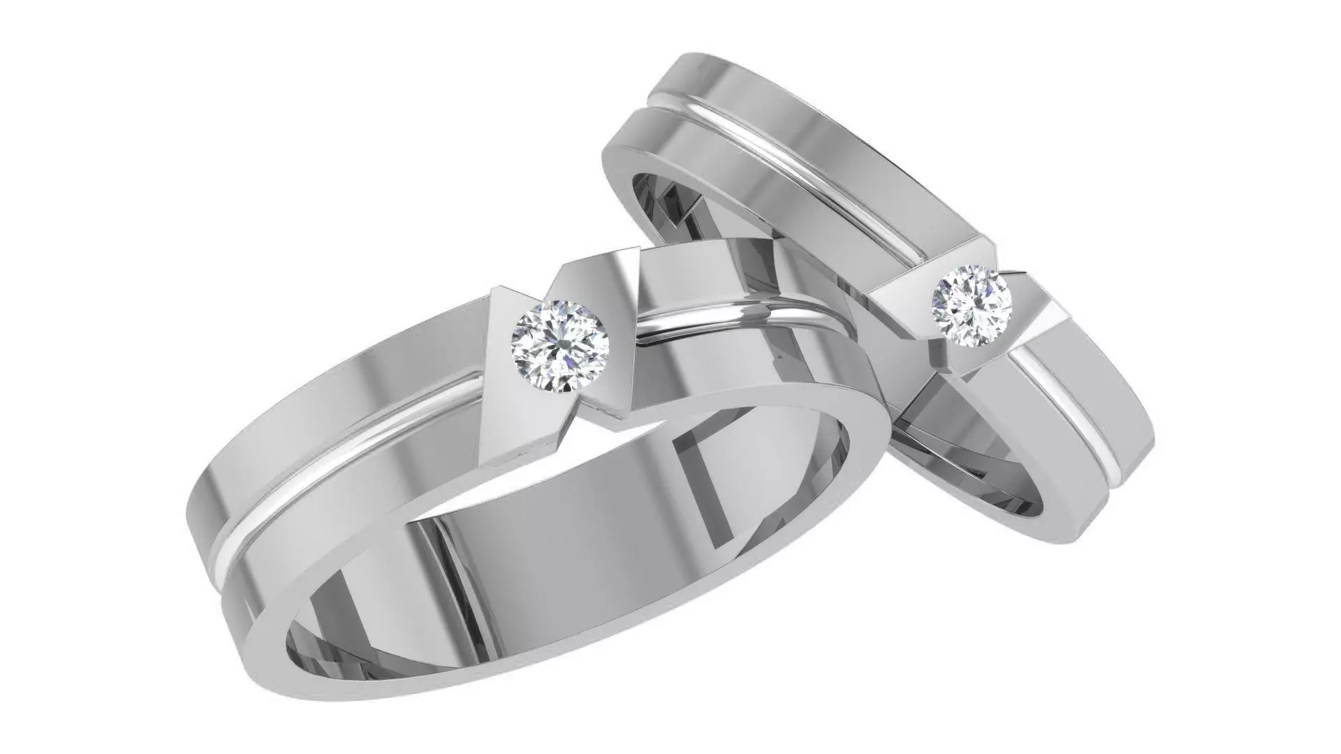 Band ring - 7 3D print model
