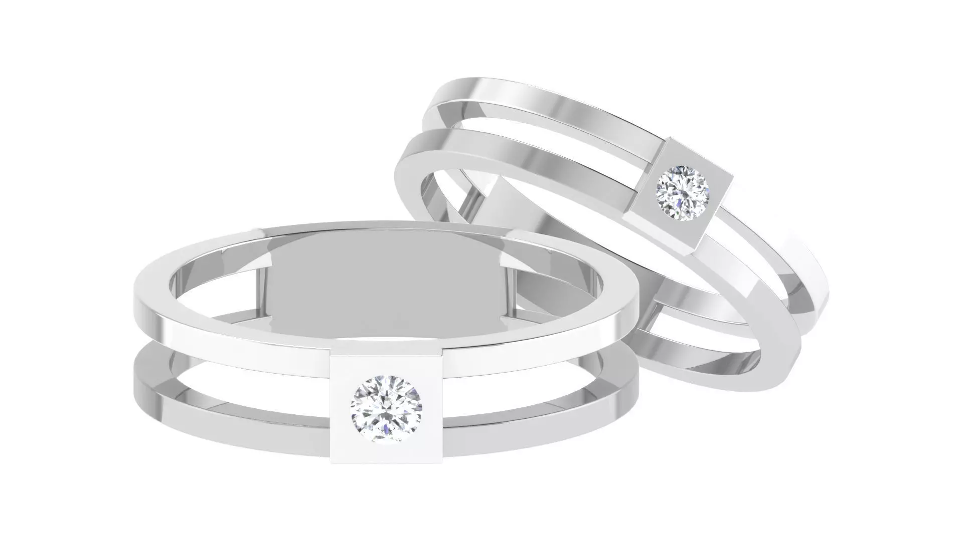Band ring - 63 3D print model