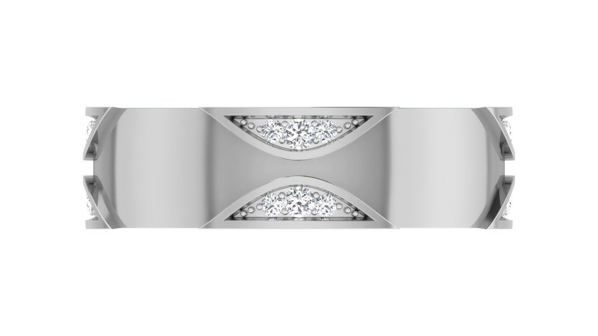 Band ring - 51 3D print model_7