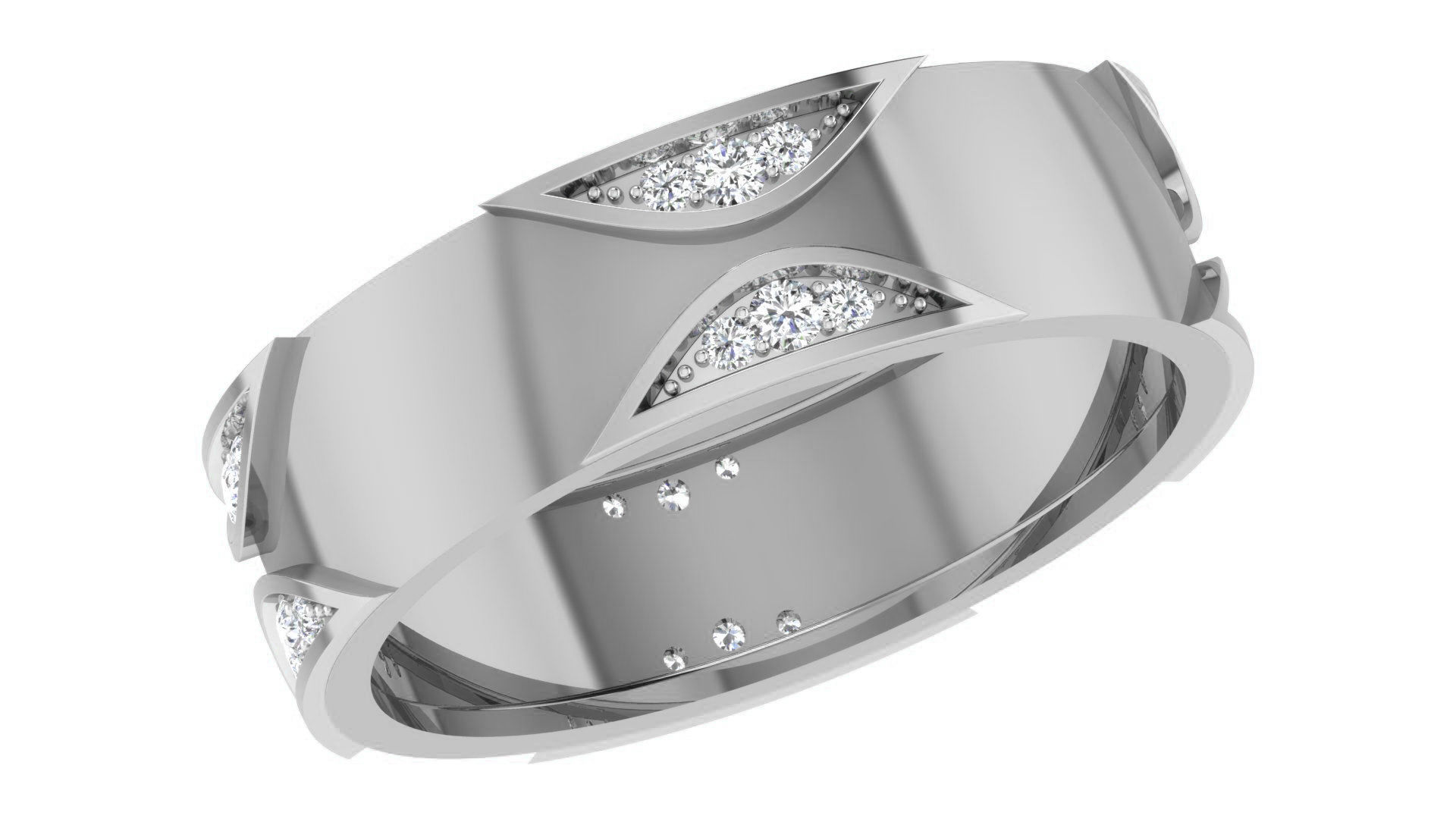 Band ring - 51 3D print model_2