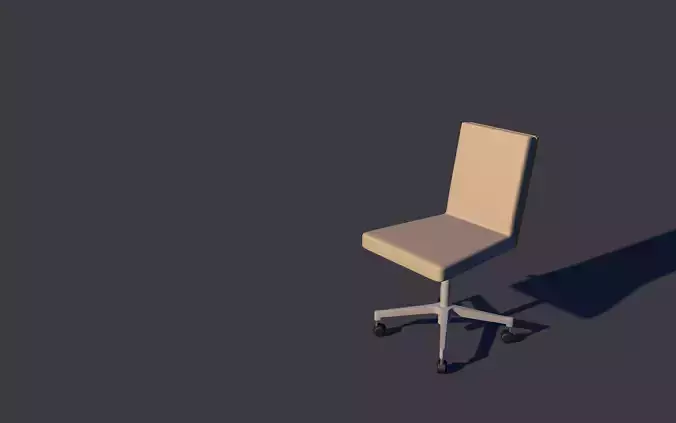 Simple Office chair 1 with caster 