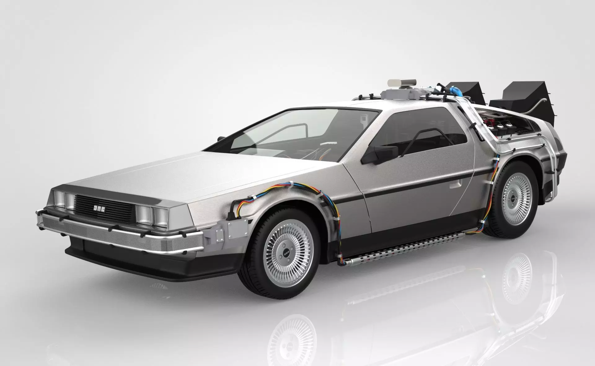 Delorean Time Machine Episode 1 3D model_0