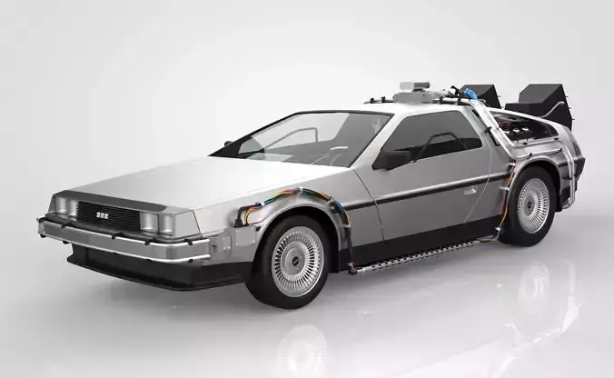 Delorean Time Machine Episode 1 3D model