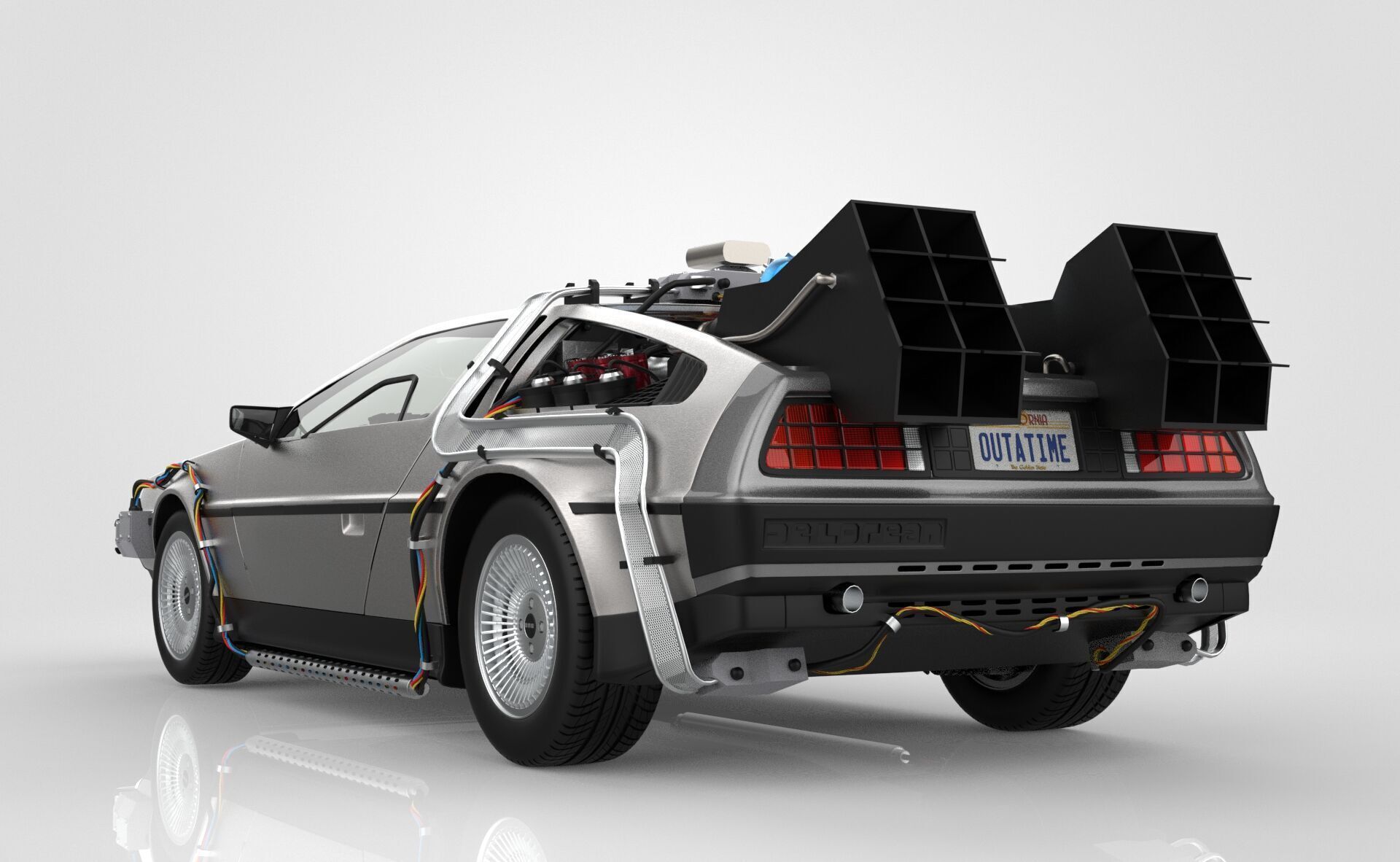 Delorean Time Machine Episode 1 3D model_3