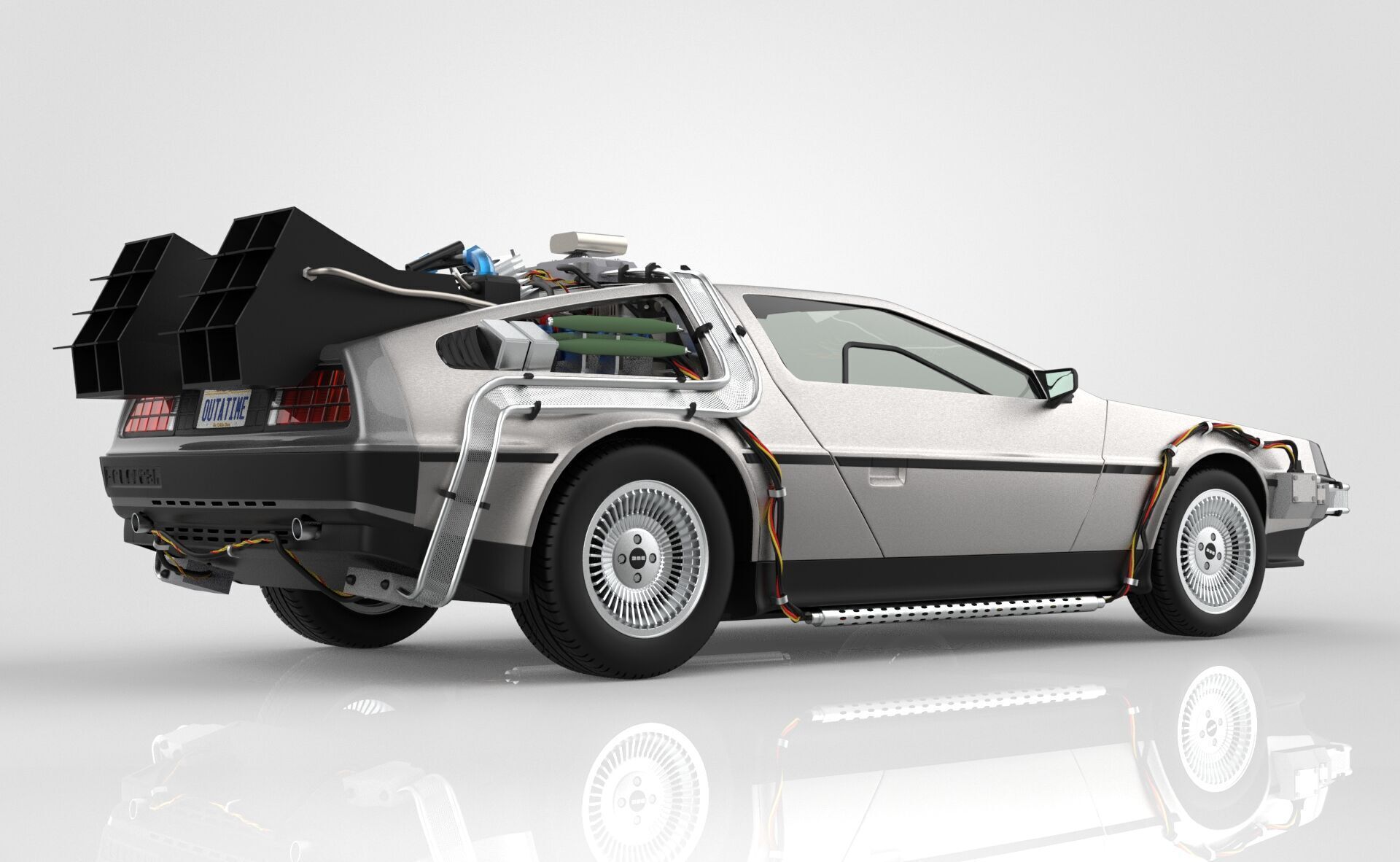 Delorean Time Machine Episode 1 3D model_6