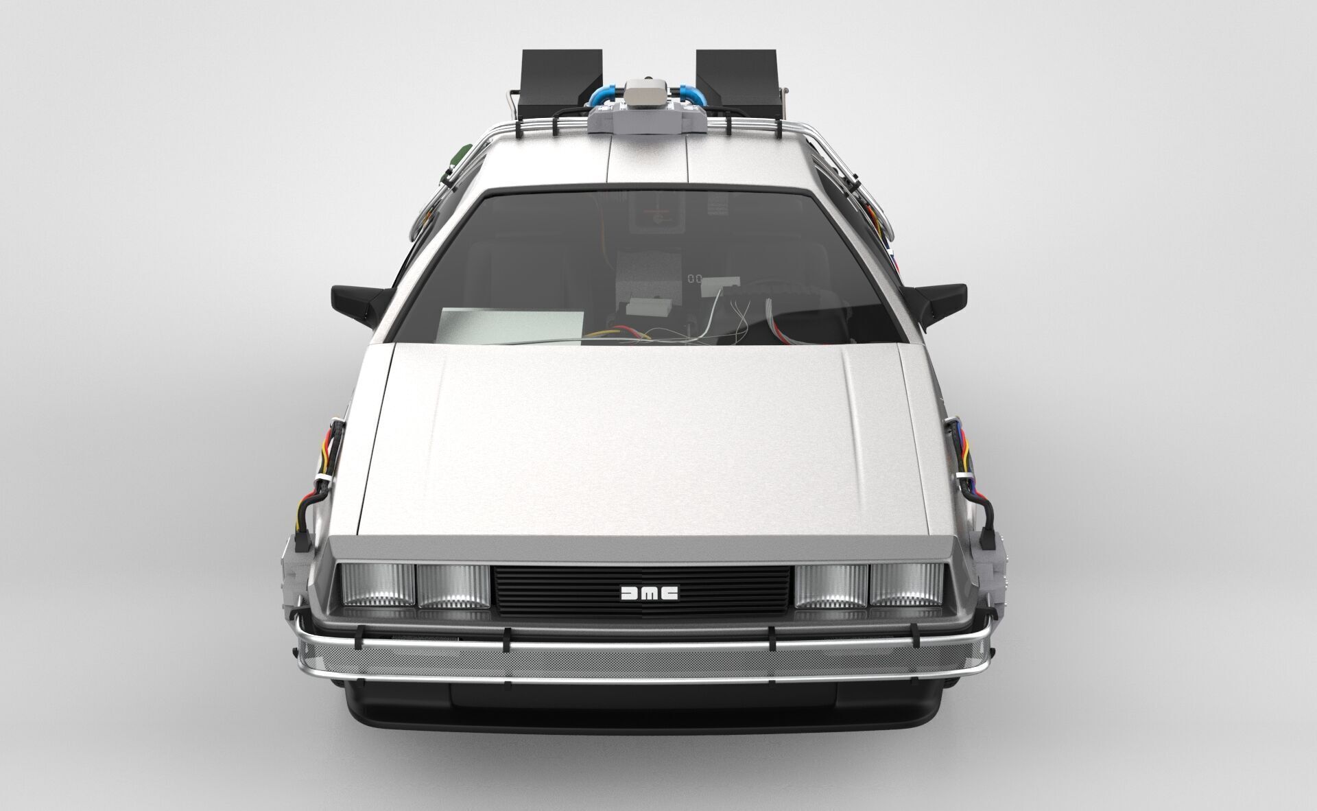 Delorean Time Machine Episode 1 3D model_11