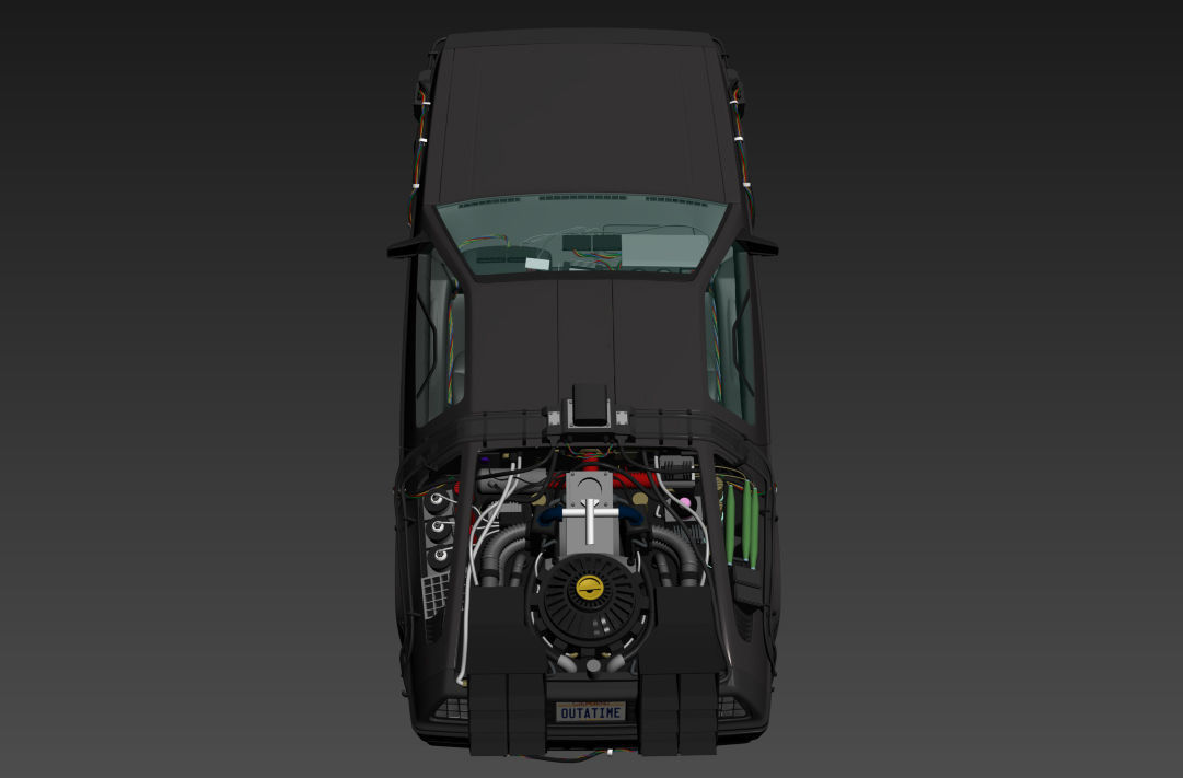 Delorean Time Machine Episode 1 3D model_15
