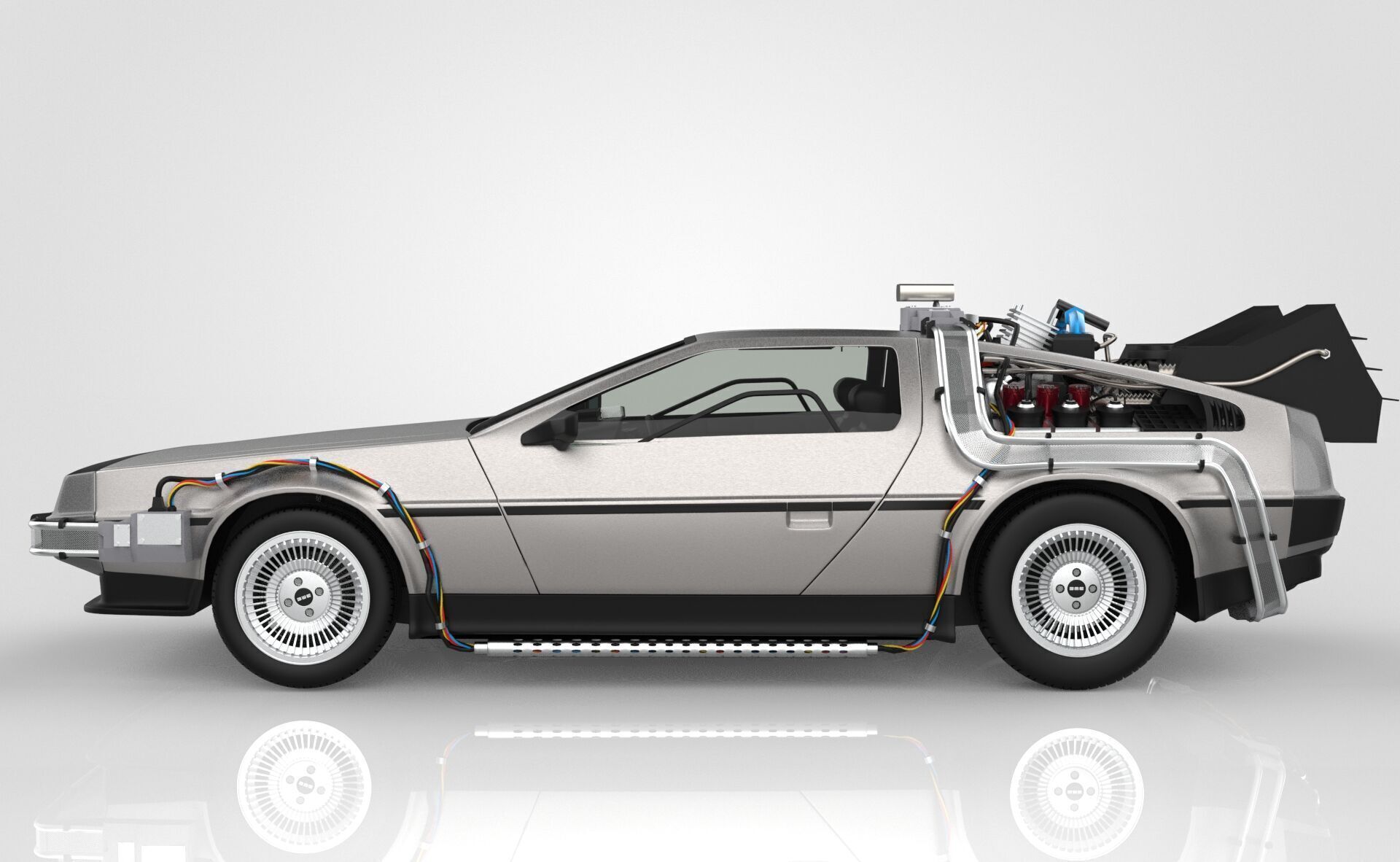 Delorean Time Machine Episode 1 3D model_1