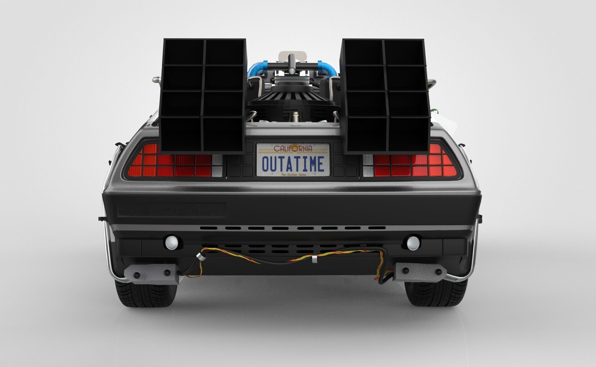 Delorean Time Machine Episode 1 3D model_4