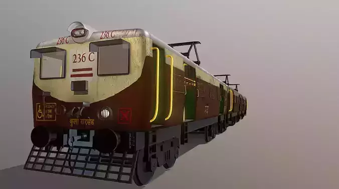 Old Mumbai Local Train 