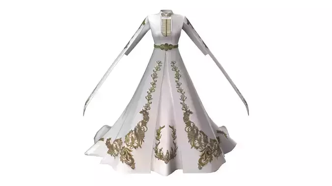 Wedding Couture Evening Outfit Costume