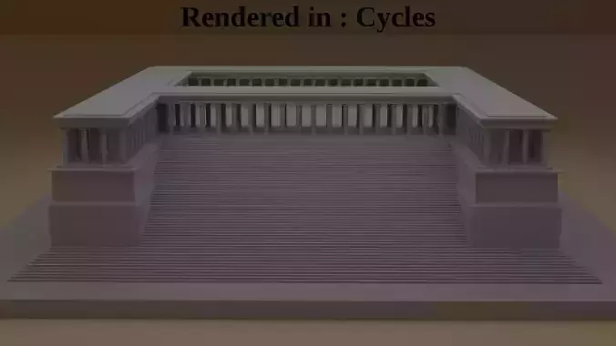 Zeus altar 01 for Eevee and Cycles