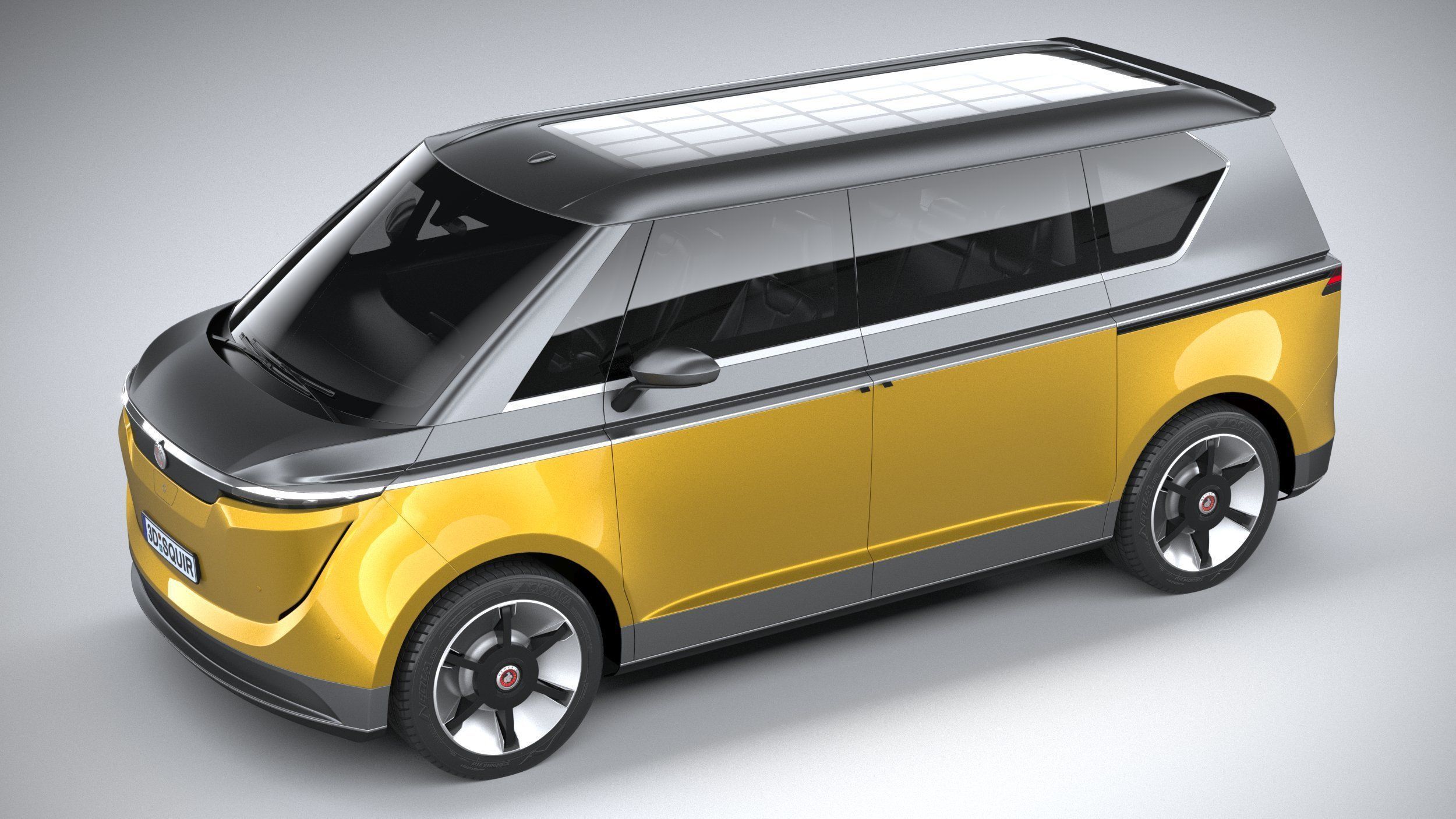 Generic Van EV v1 2023 3D model_7
