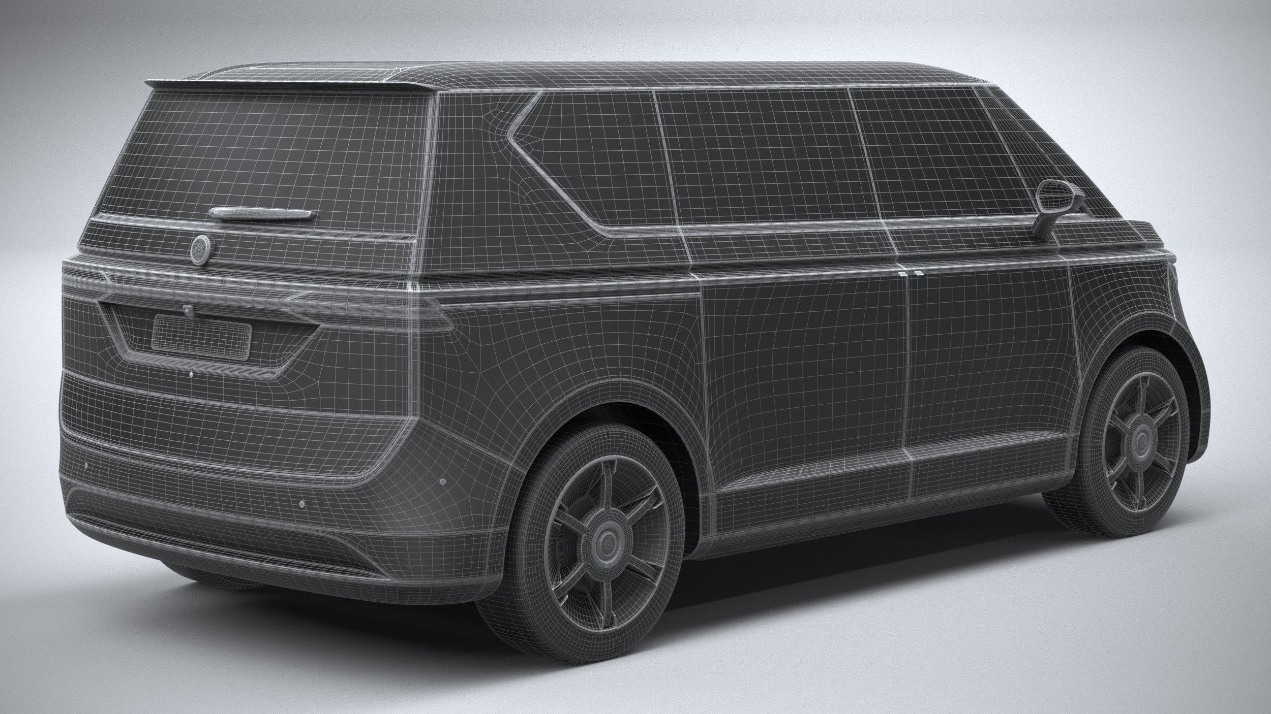 Generic Van EV v1 2023 3D model_27
