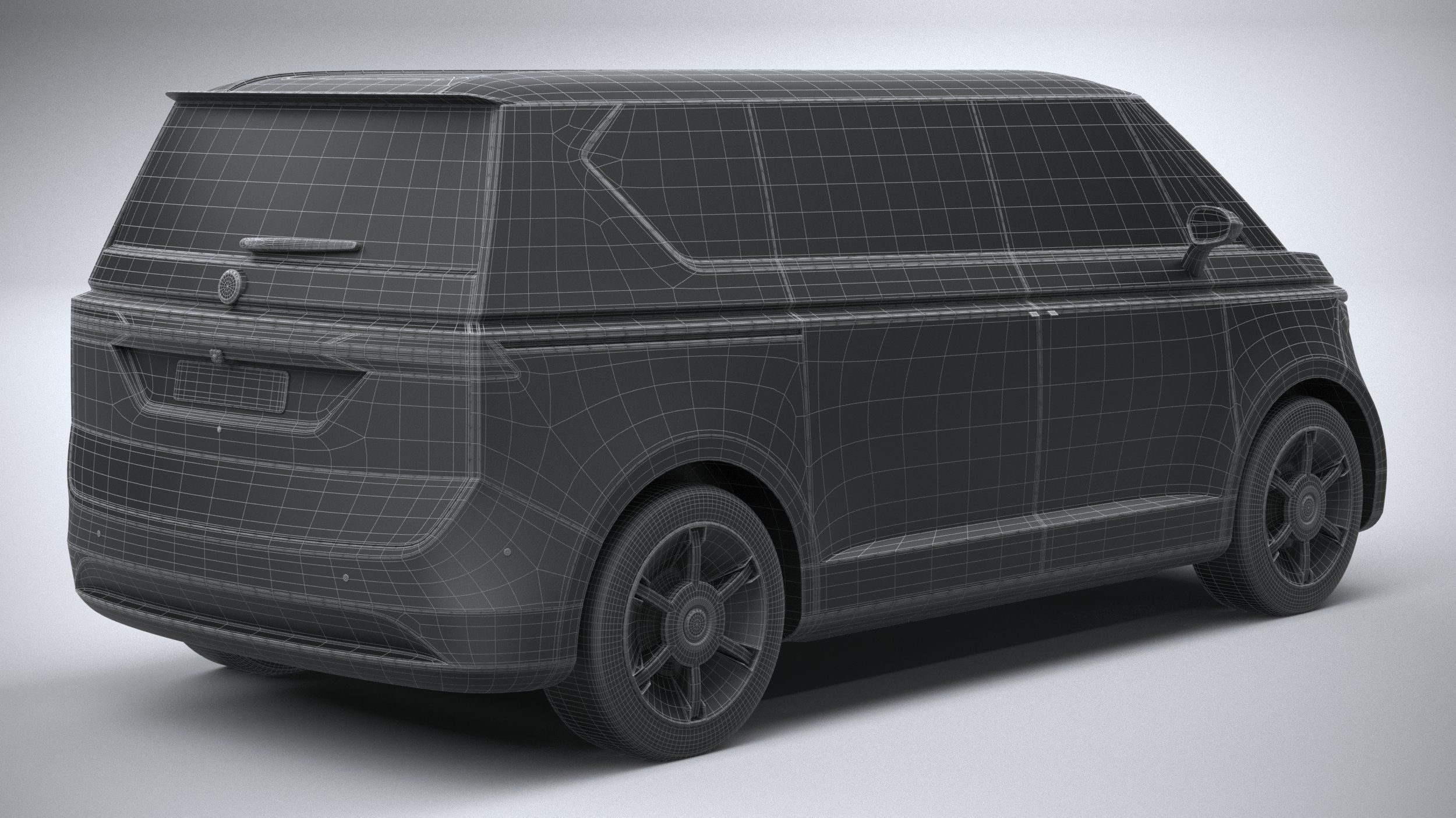 Generic Van EV v1 2023 3D model_29