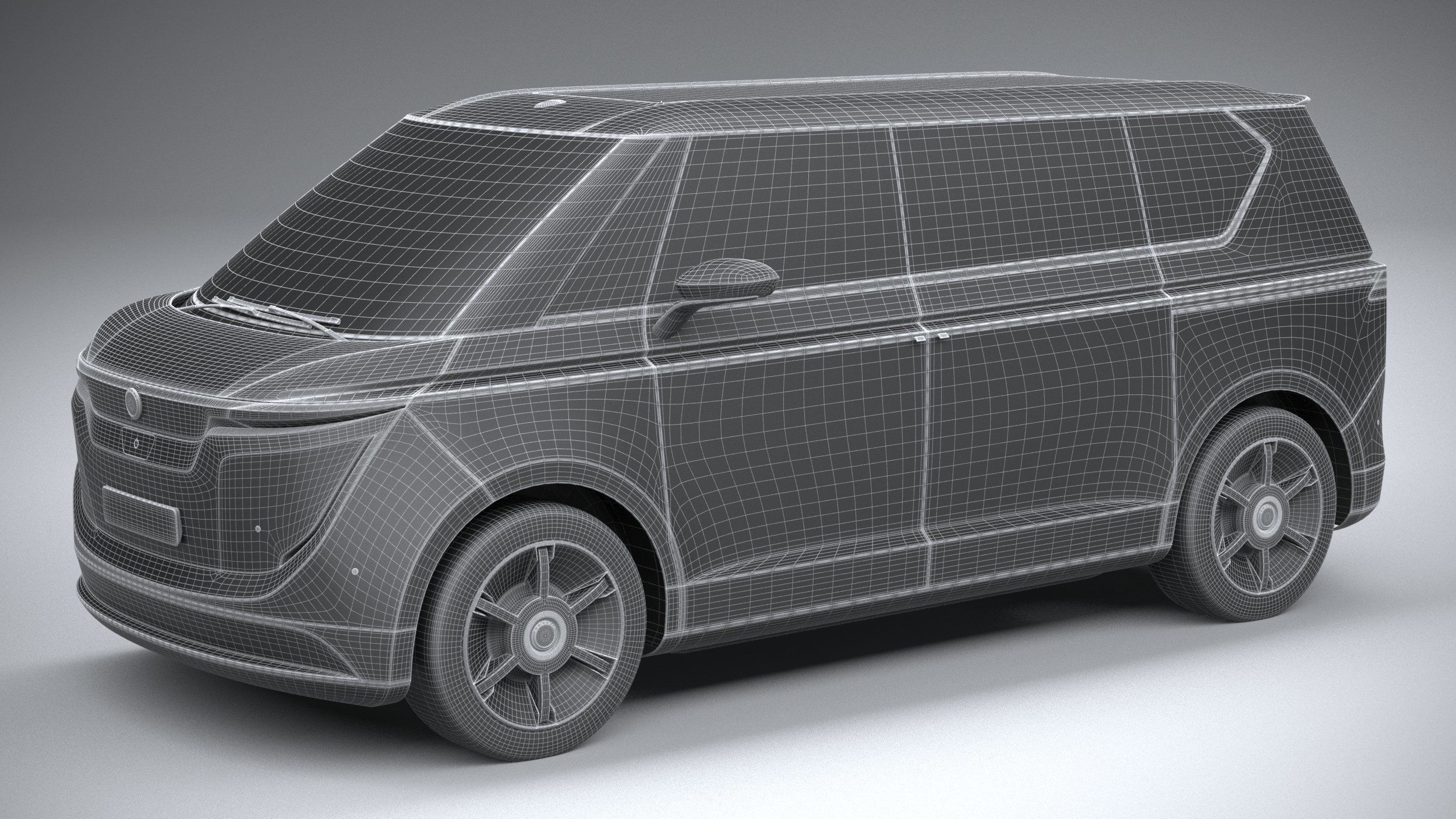 Generic Van EV v1 2023 3D model_26