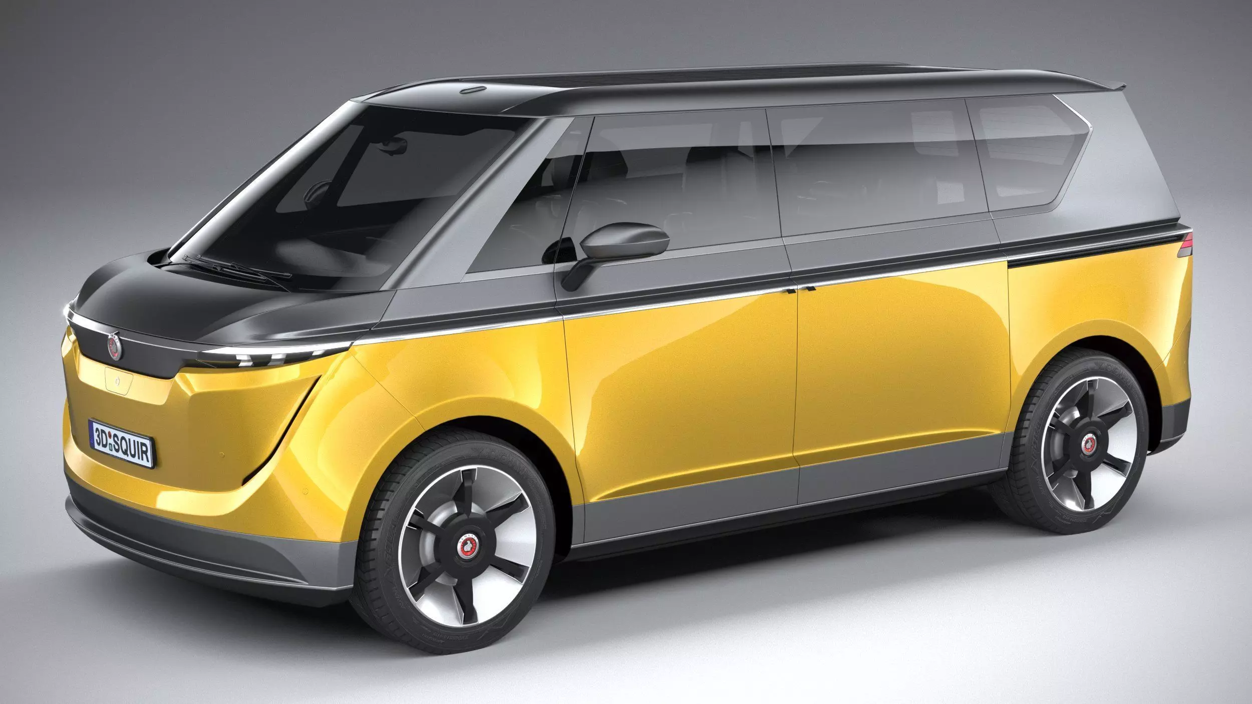 Generic Van EV v1 2023 3D model_0