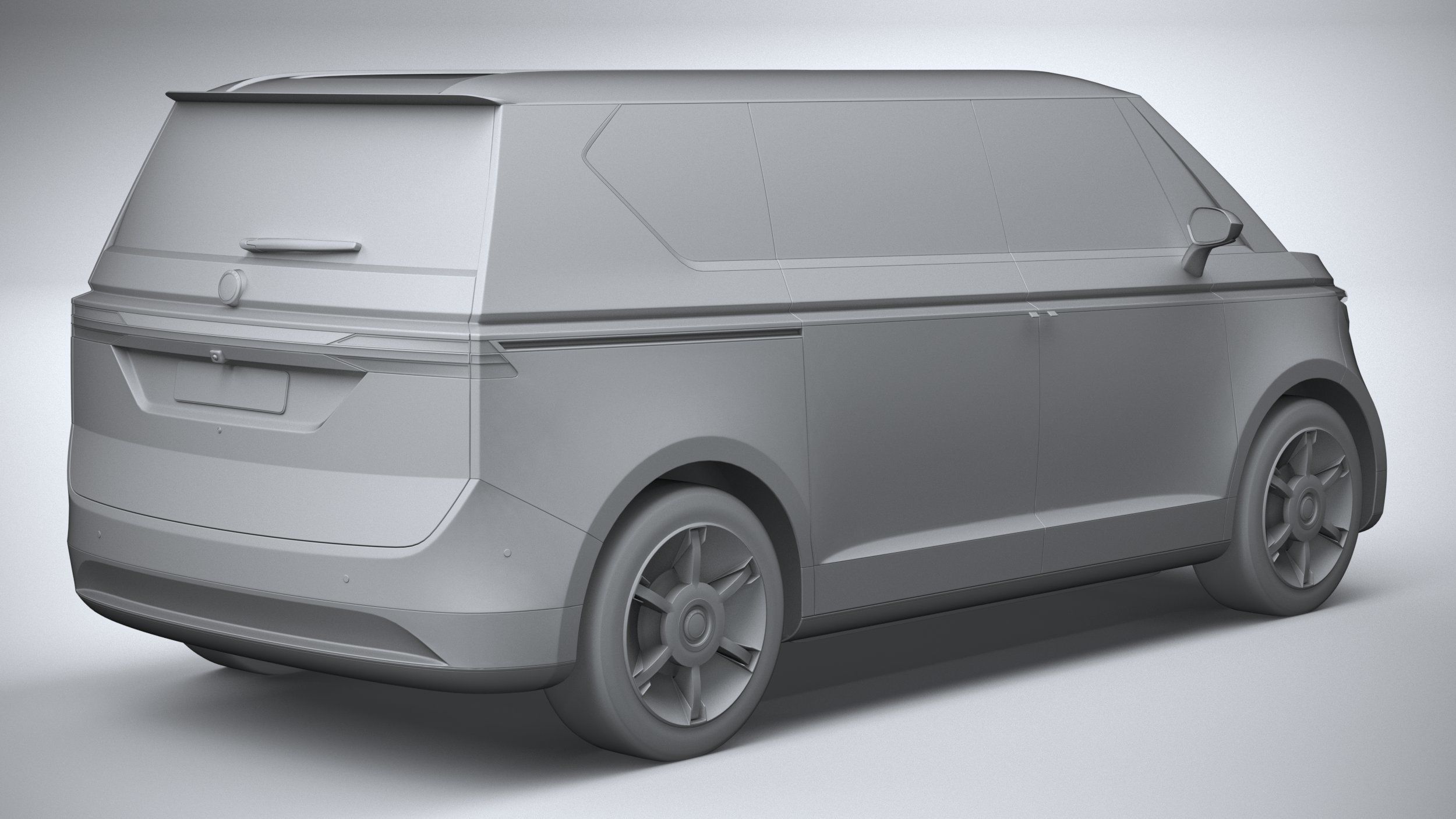 Generic Van EV v1 2023 3D model_25