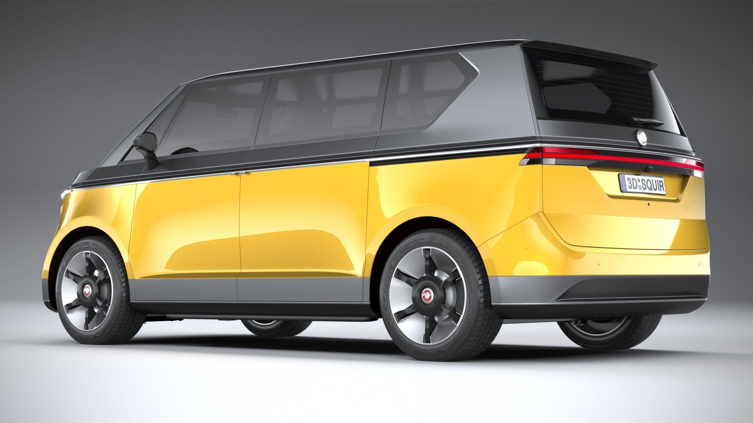 Generic Van EV v1 2023 3D model_5