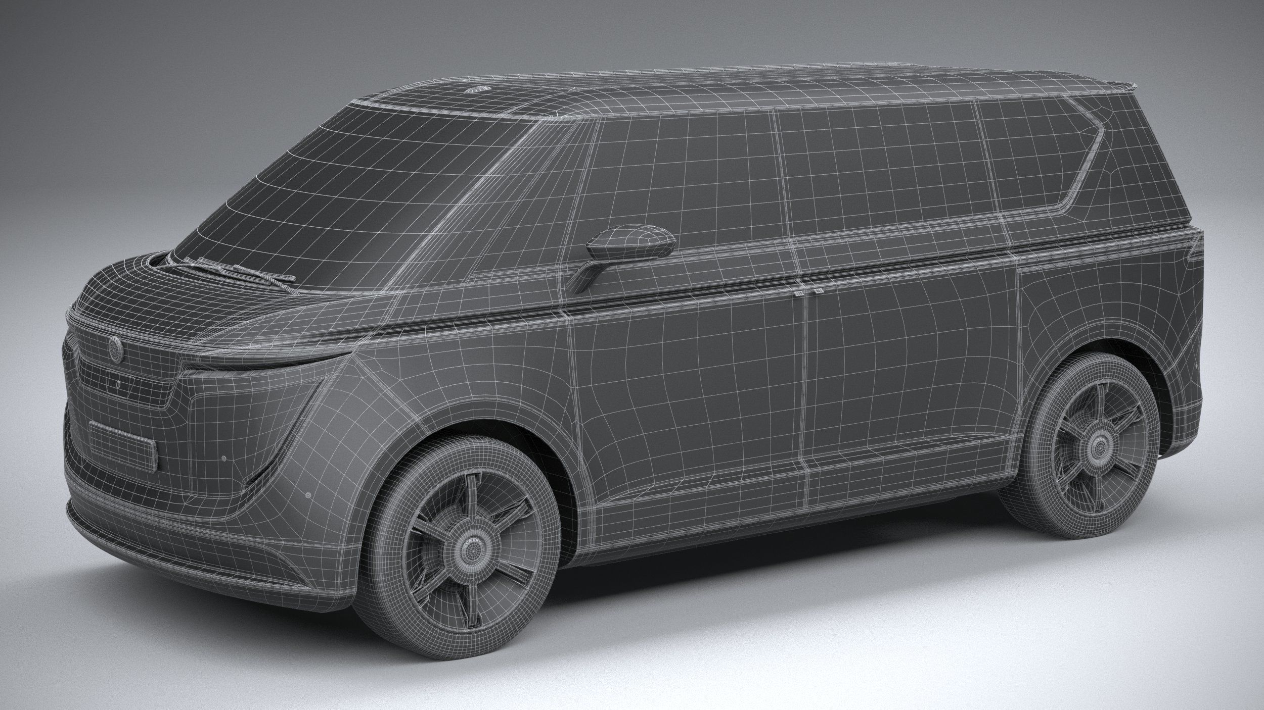 Generic Van EV v1 2023 3D model_28