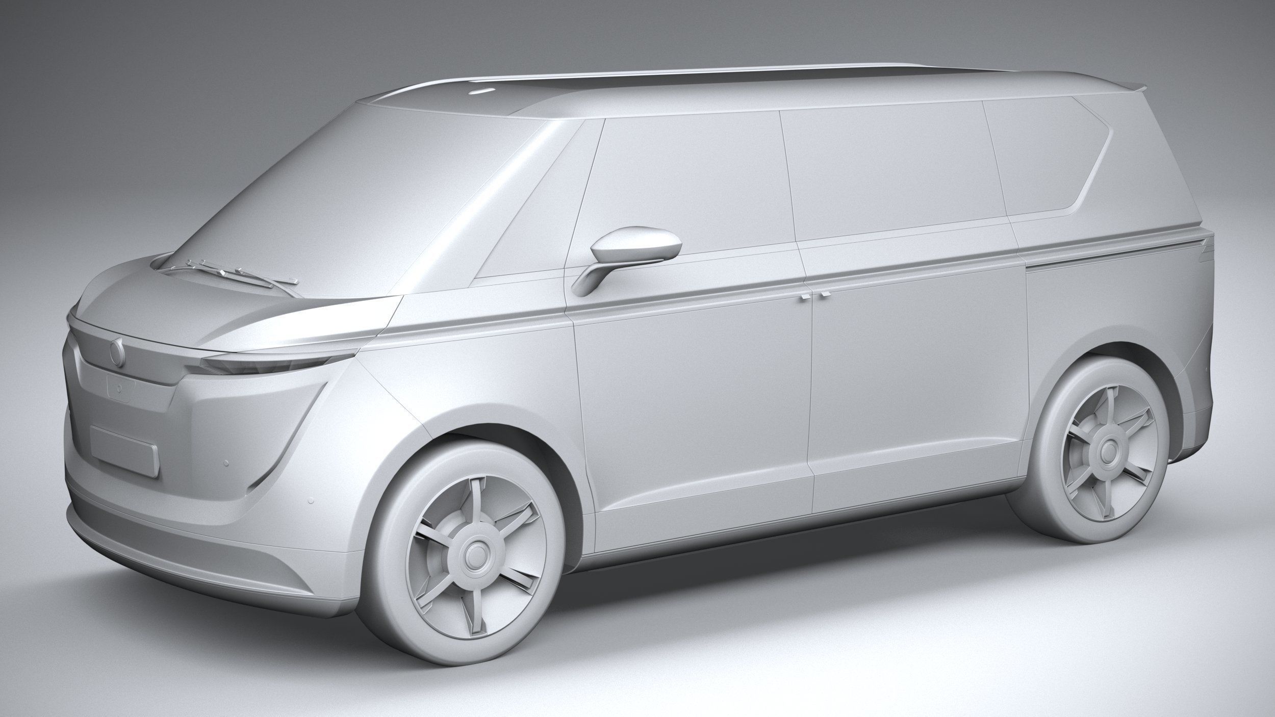 Generic Van EV v1 2023 3D model_19