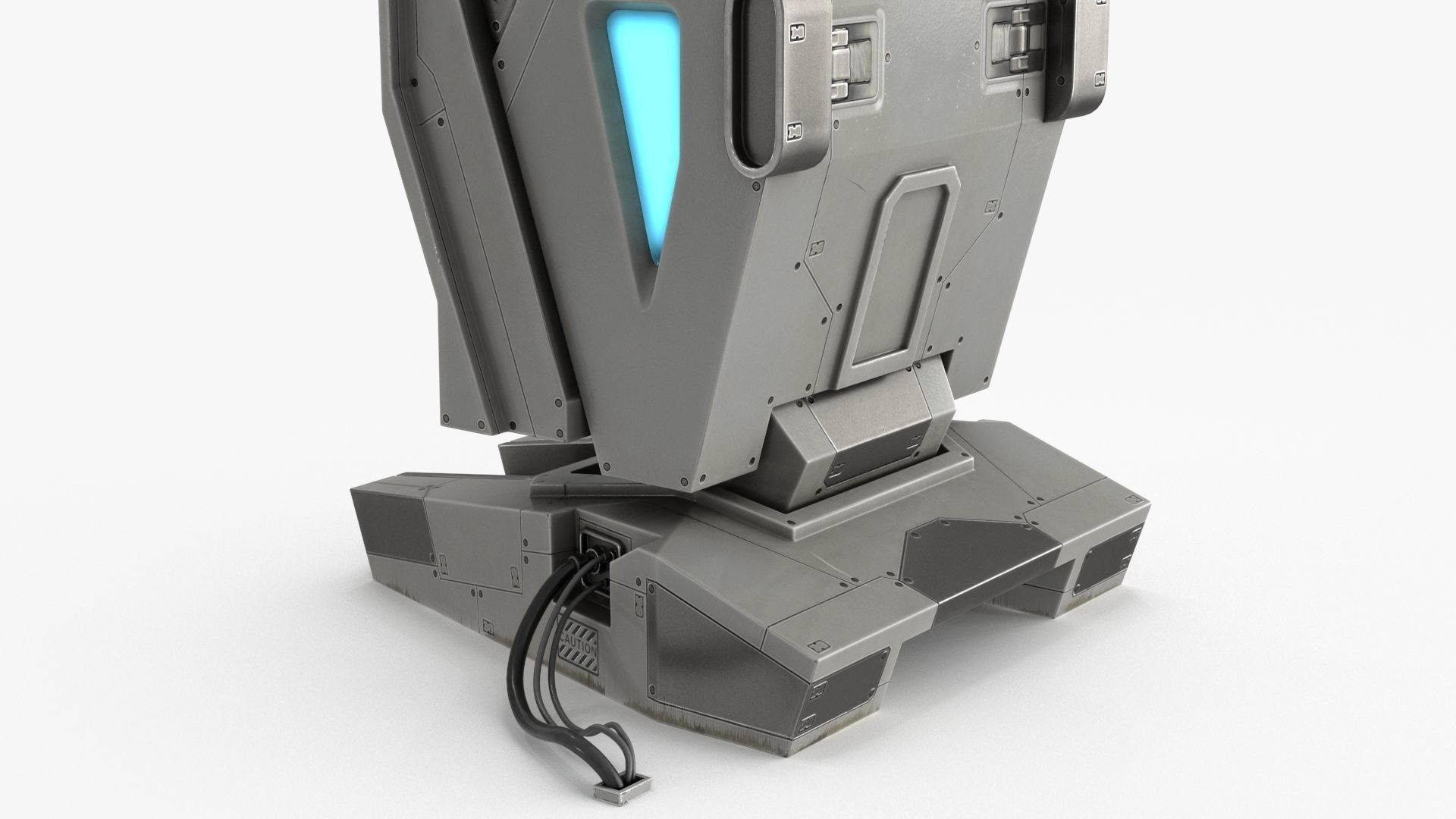 Sci Fi Terminal v2 Low-poly 3D model_5
