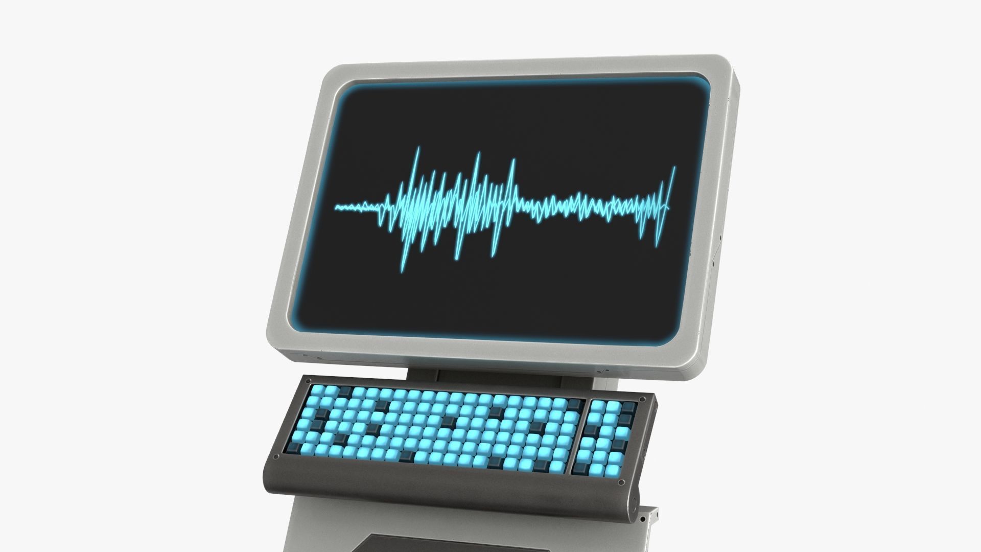 Sci Fi Terminal v2 Low-poly 3D model_4