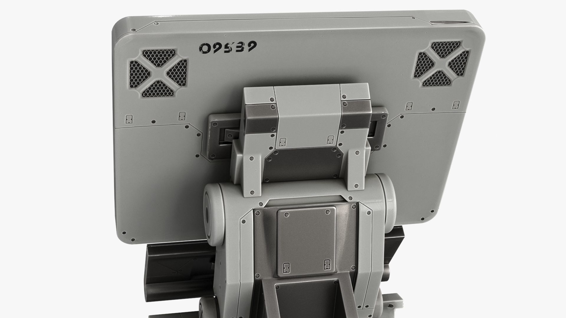 Sci Fi Terminal v2 Low-poly 3D model_7