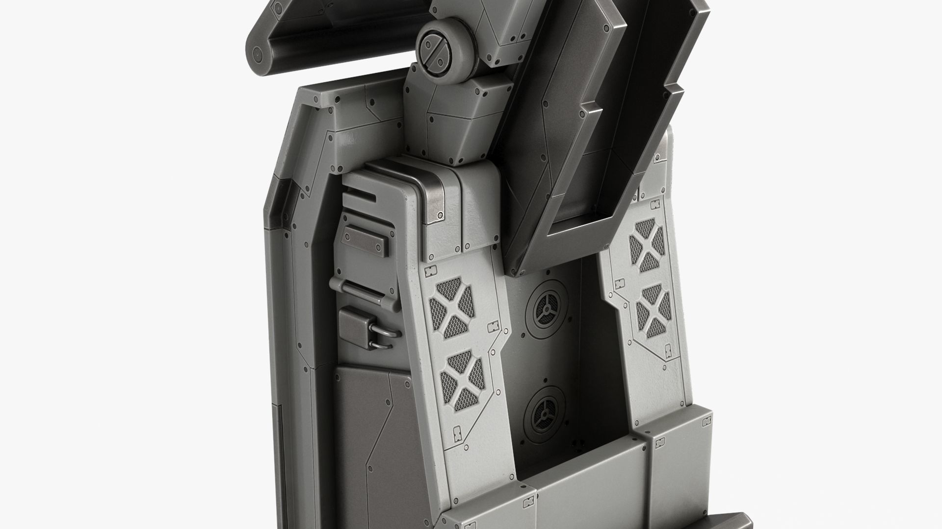 Sci Fi Terminal v2 Low-poly 3D model_6