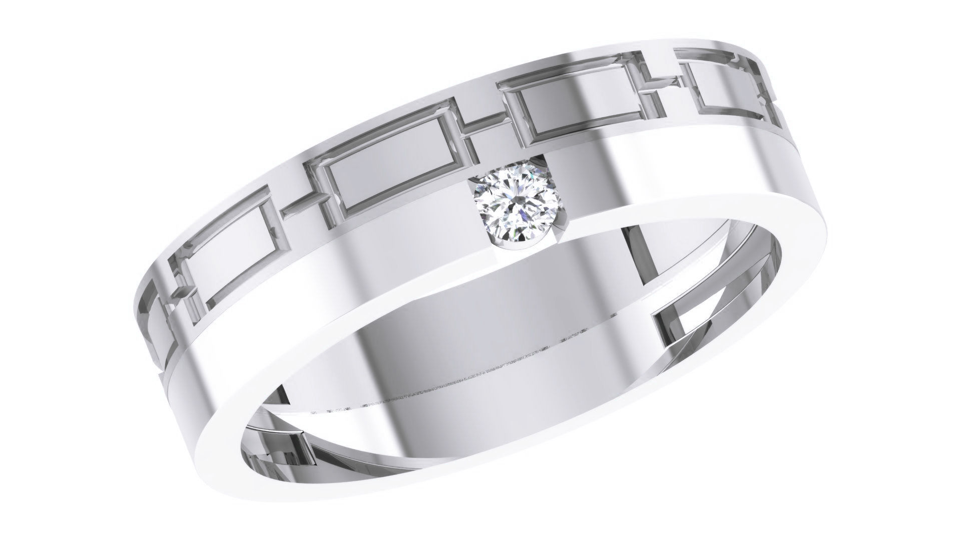 Band ring - 14 3D print model_6