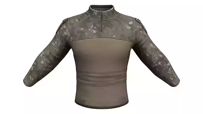 Men Military Outdoor Fitness Camo T-Shirt