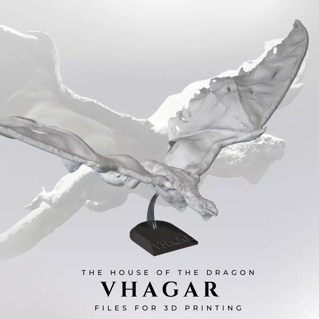 Vhagar from The House of the Dragon 3D print model_0