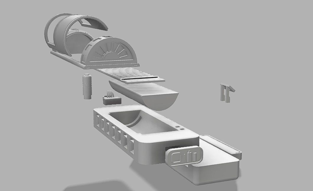 Boba bacta Tank  3D print model_3