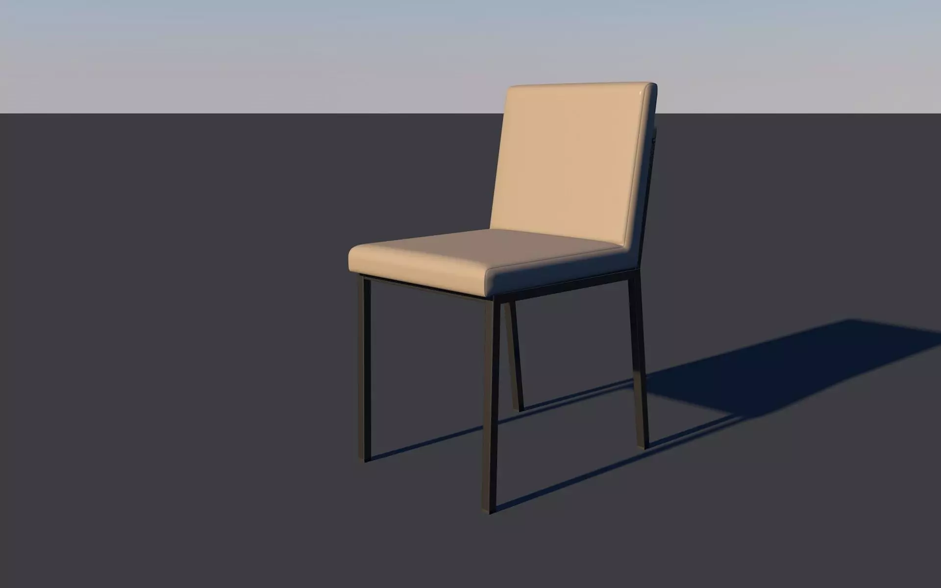 Leather Chair 3 3D model_0