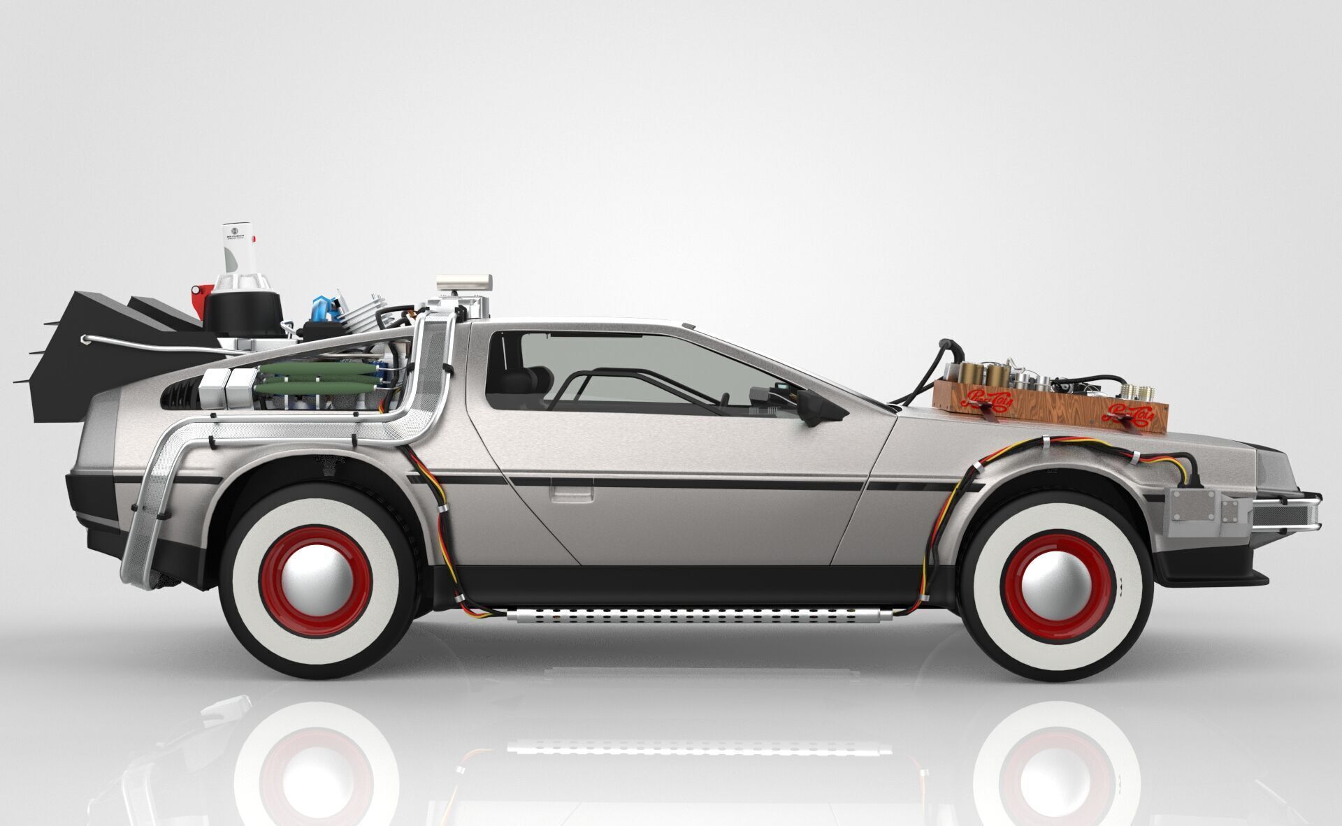 Delorean Time Machine Episode 3 Wild West 3D model_7